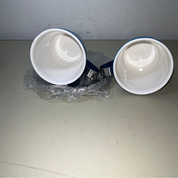 Wild Leaf Tea Co Blue circle Tempo Cup Saucer Set Is A Open Box No Used - Picture 5 of 6